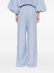 Zimmermann Trousers Clear Blue — Wide‑Leg Comfort