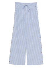 Zimmermann Trousers Clear Blue — Wide‑Leg Comfort