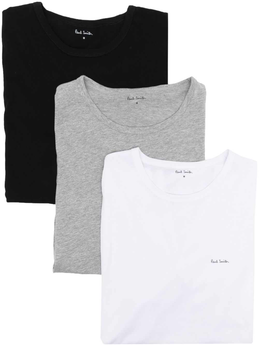 Paul Smith T-shirts and Polos MultiColour — 3‑Pack Organic Tees