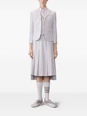 Thom Browne Pink Cropped Cotton Polo Shirt