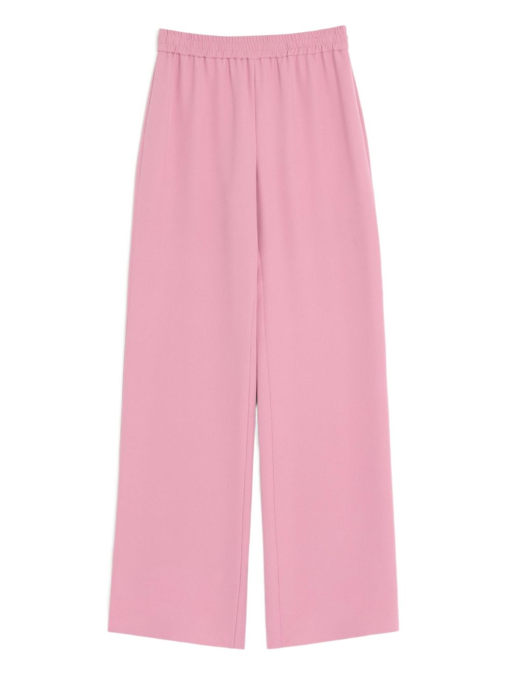 Valentino Pink Silk Trousers — Slim Draped Comfort
