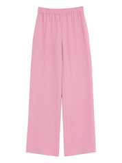 Valentino Pink Silk Trousers — Slim Draped Comfort