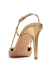 Valentino Garavani Golden Medium Heel Slingbacks