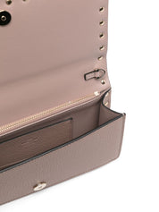 Valentino Garavani Powder Clutch — Rockstud Blush Elegance