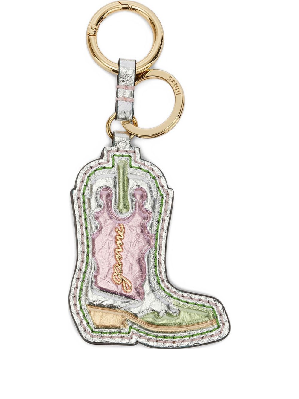 Western Boot Keyring — GANNI MultiColour Keychains