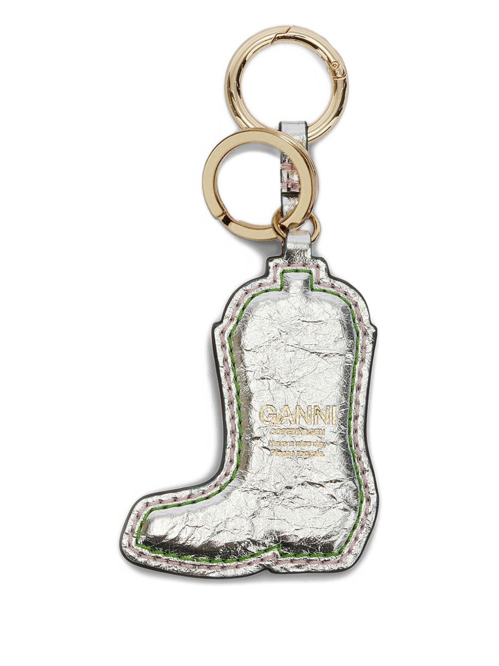 Western Boot Keyring — GANNI MultiColour Keychains