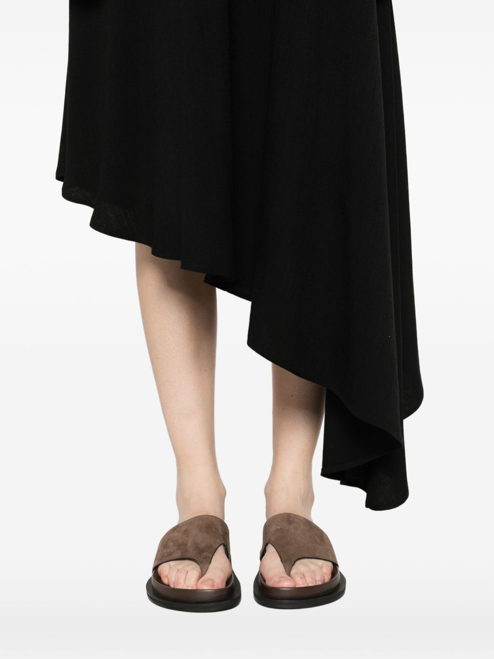 HERSKIND Black Asymmetric Dress — Sullivan Spaghetti Strap