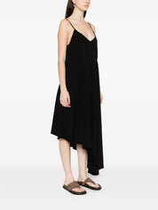 HERSKIND Black Asymmetric Dress — Sullivan Spaghetti Strap