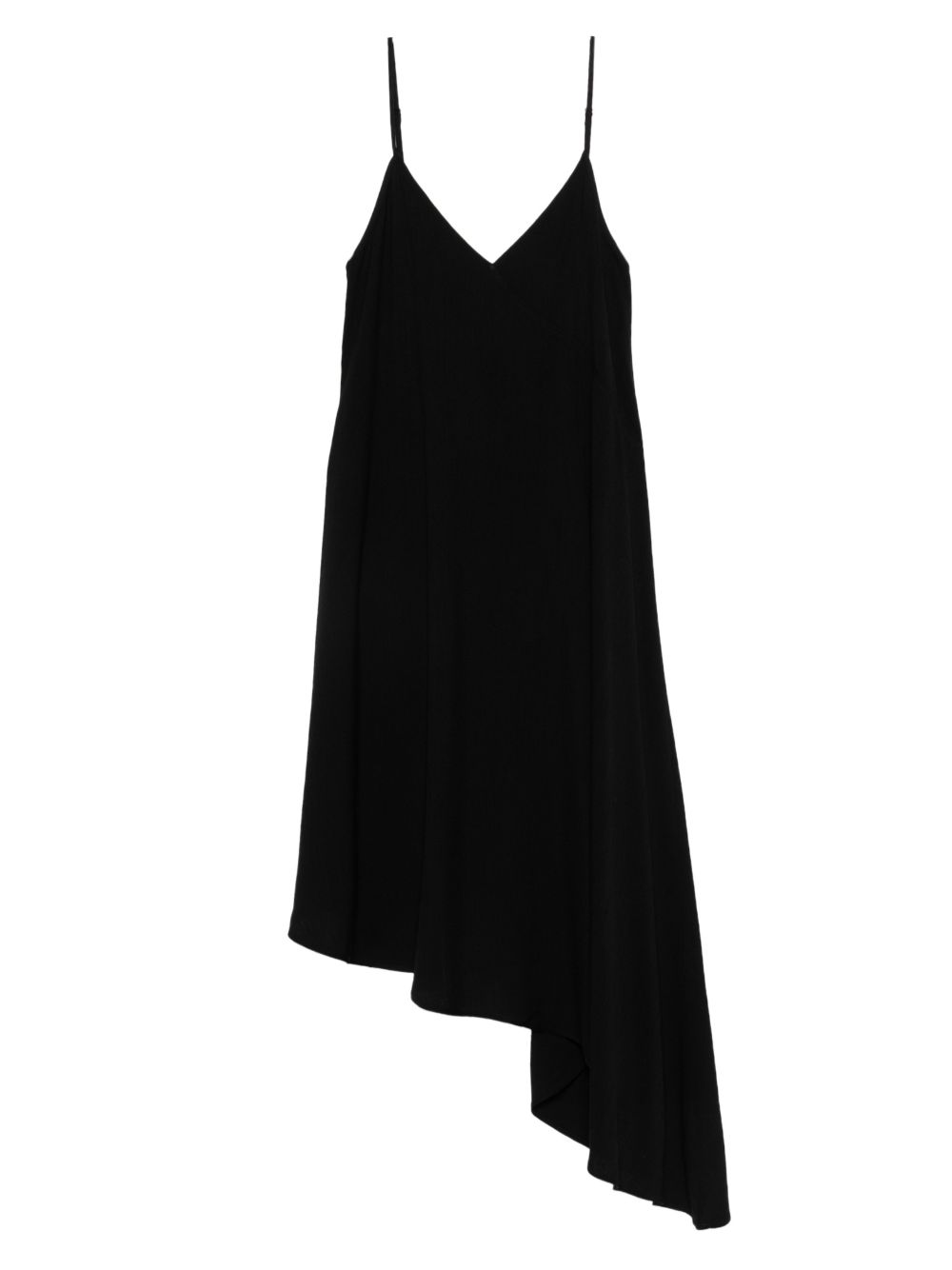 HERSKIND Black Asymmetric Dress — Sullivan Spaghetti Strap