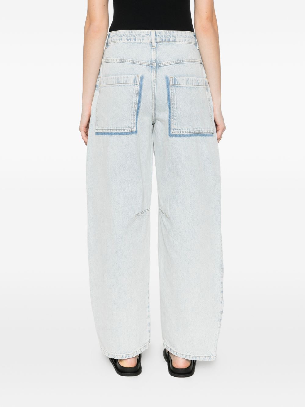 HERSKIND Esme Maternity Jeans — Clear Blue Organic Denim