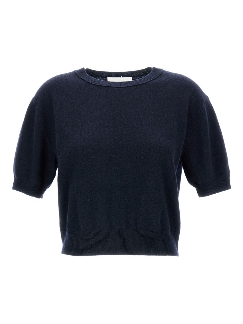 Blue Cashmere T‑Shirt — Genevra by Lisa Yang