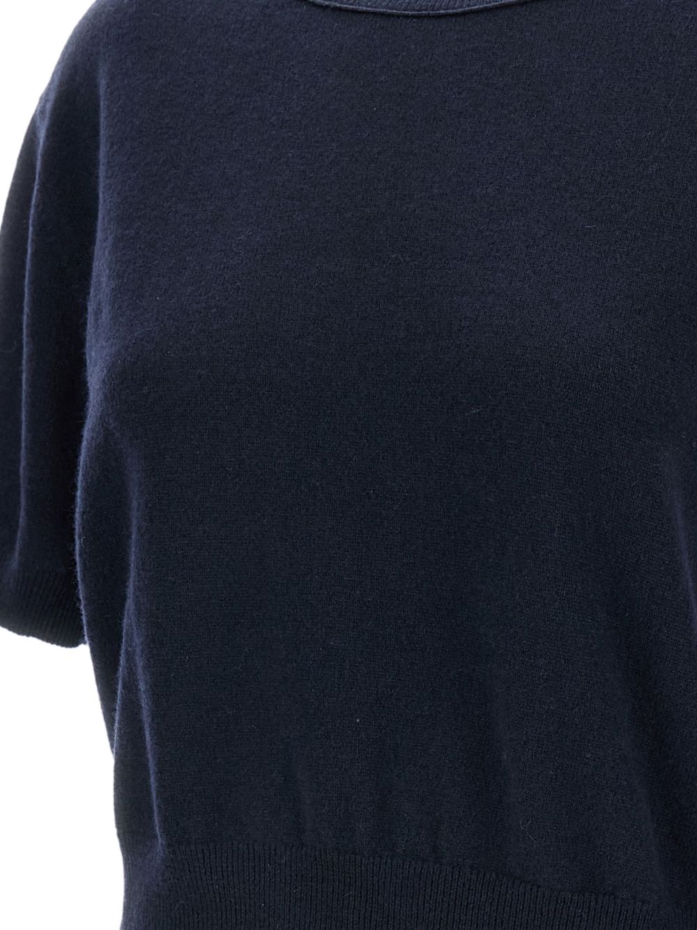 Blue Cashmere T‑Shirt — Genevra by Lisa Yang