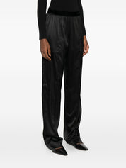 Tom Ford Silk Velvet Pajama Trousers — Black
