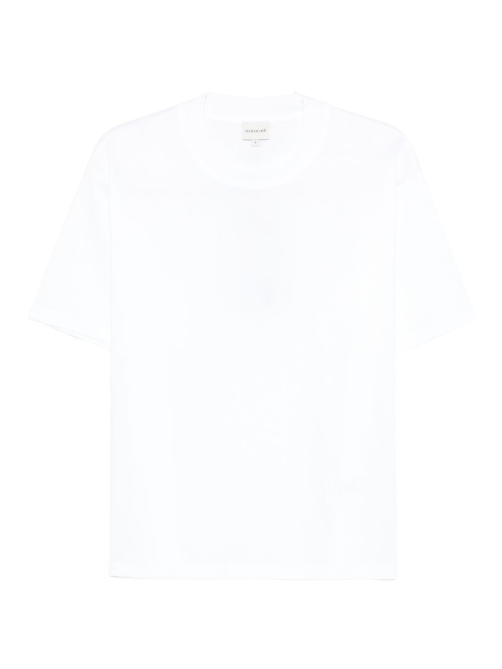 White Crew Neck T‑Shirt — Organic Cotton Larsson for Women