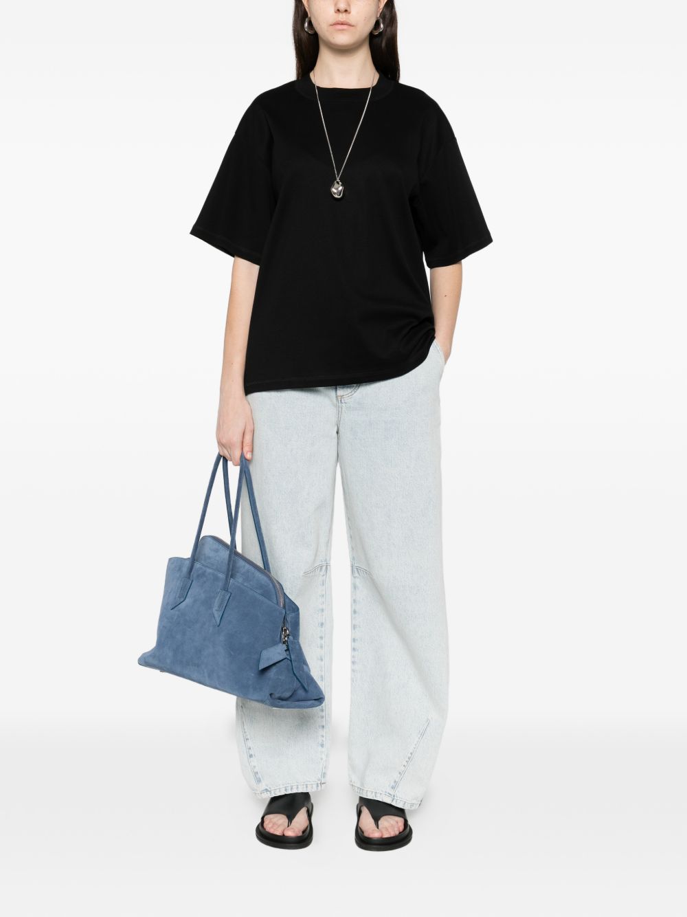 Black Organic Cotton T‑Shirt — HERSKIND Larsson