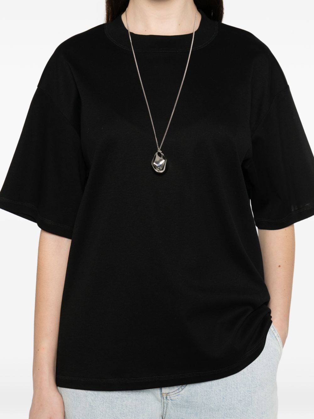 Black Organic Cotton T‑Shirt — HERSKIND Larsson