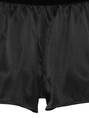 Tom Ford Silk Pajama Shorts — Black Elasticated Lounge Shorts