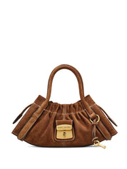 Leather Brown Shoulder Bag — Marc Jacobs Satchel Small