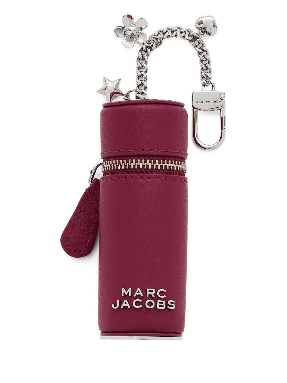 Leather Lipstick Case Charm — Marc Jacobs Accessories Fuchsia
