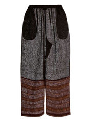 Tory Burch brown linen beach pants — wide‑leg summer ease