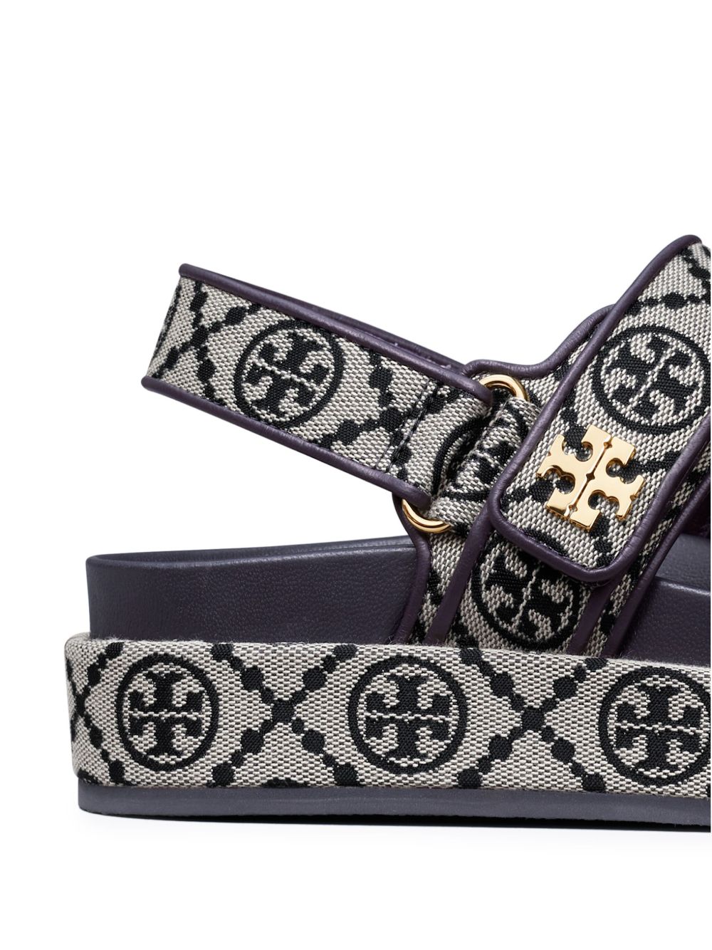 Tory Burch Sandals Blue — Kira Sport Leather Comfort