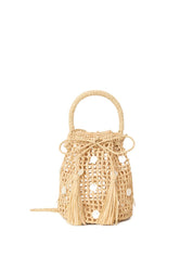 Alanui Beige Raffia Bucket Bag — Effortless Elegance