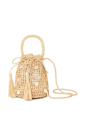 Alanui Beige Raffia Bucket Bag — Effortless Elegance
