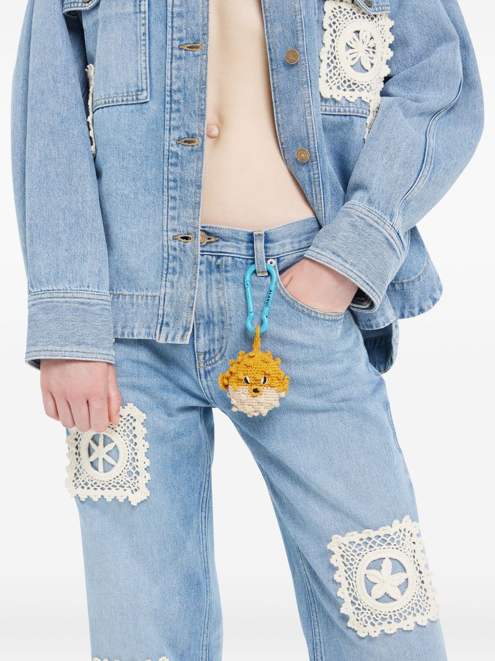 Alanui Keychains Yellow — Handcrafted Elegance for Women