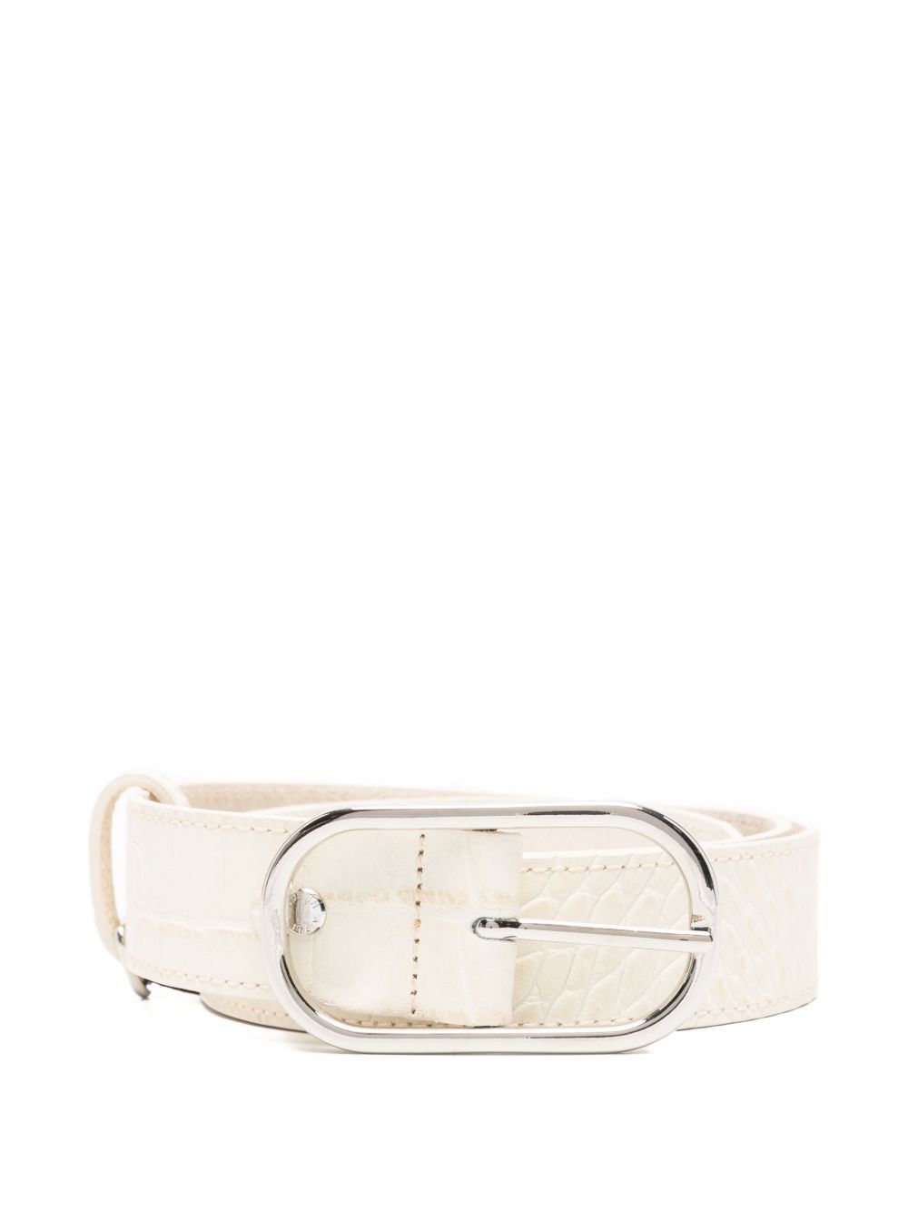HERSKIND White Leather Belt — Hannah