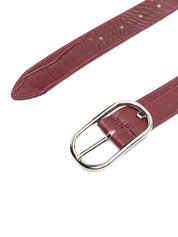 HERSKIND Bordeaux Leather Belt
