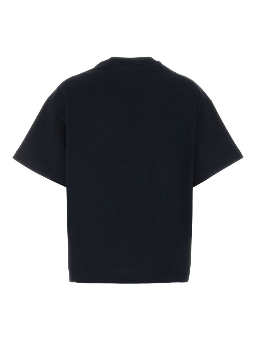 Jil Sander Blue T‑Shirts & Polos — Midnight Cotton Crew