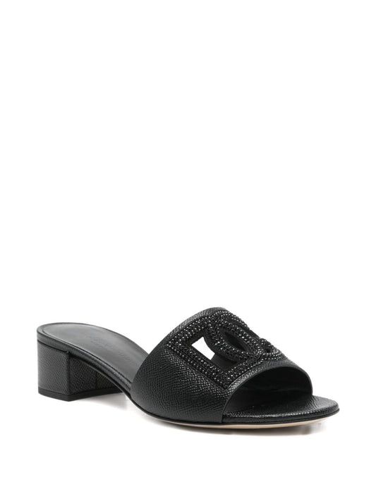 Dolce & Gabbana Black Sandals — Effortless Elegance