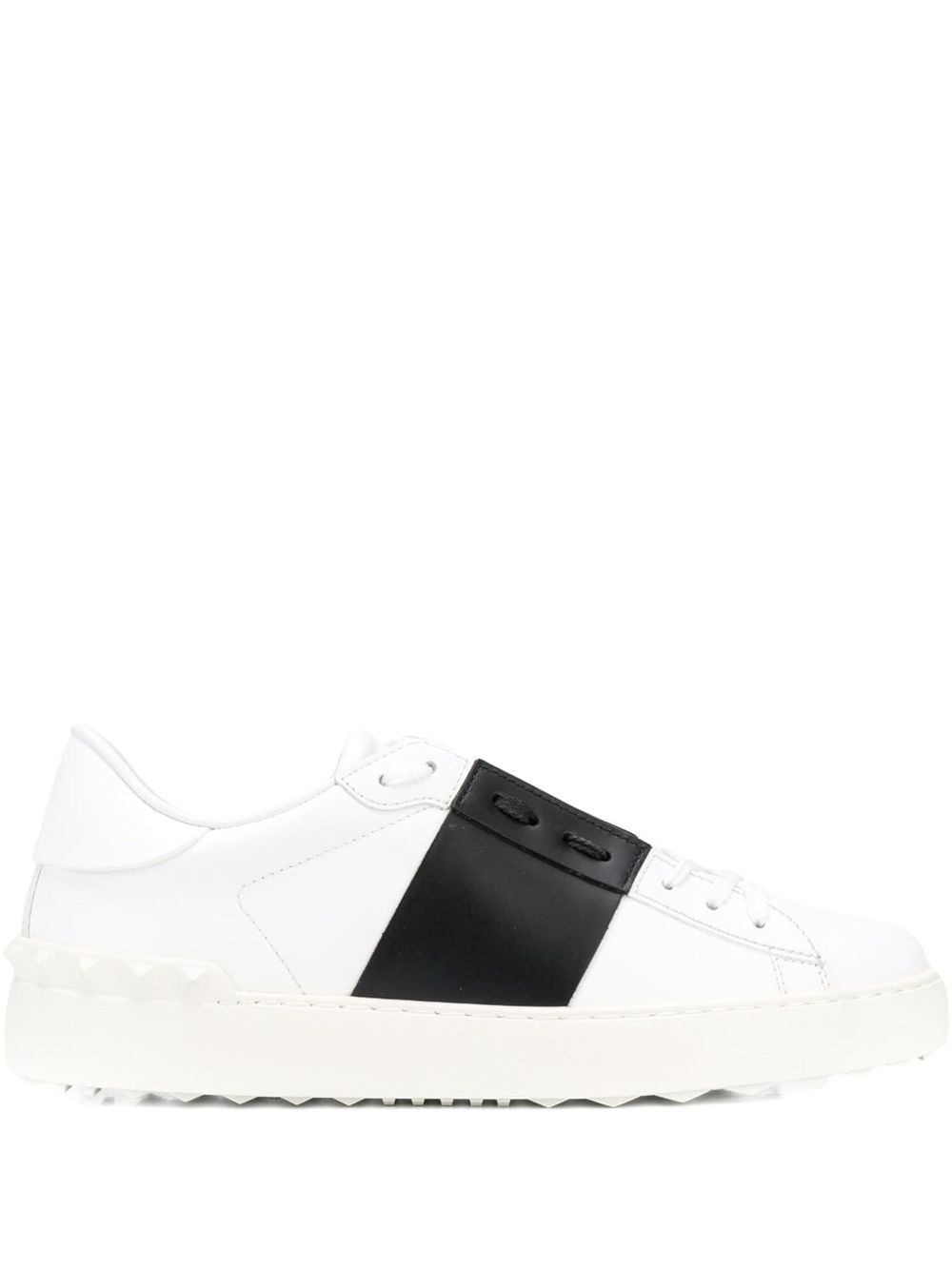 Valentino Garavani Sneakers Black — Leather Lace‑Up Comfort