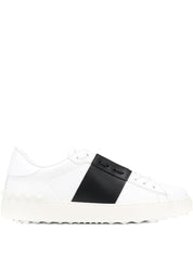 Valentino Garavani Sneakers Black — Leather Lace‑Up Comfort