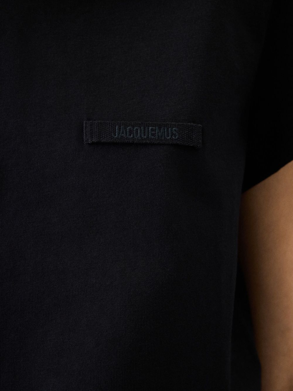 JACQUEMUS Black T‑shirt — Elegant Casual Topwear