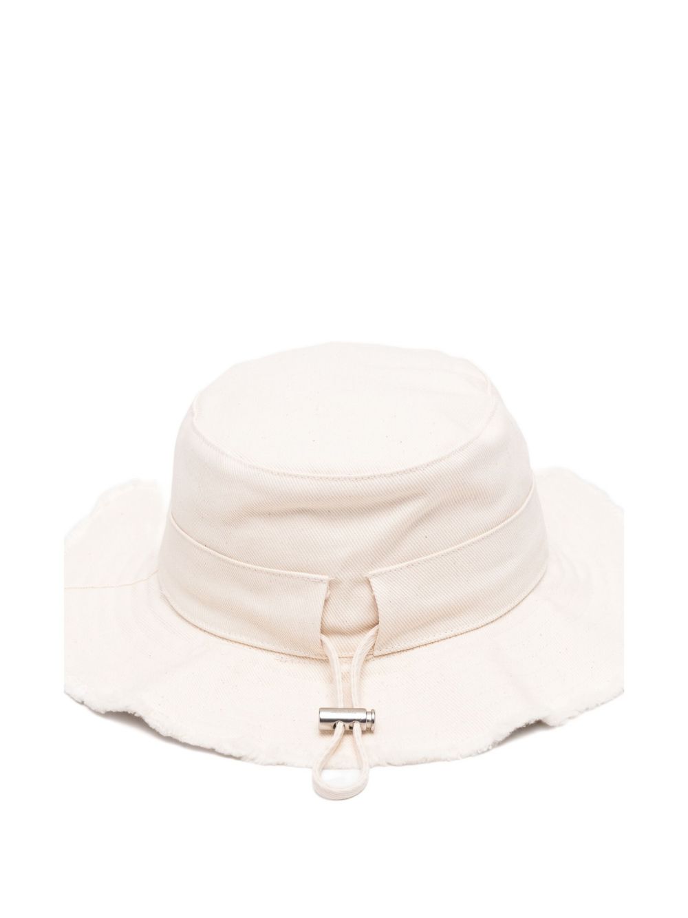 JACQUEMUS Cotton Bucket Hat White — Men’s Casual Luxe