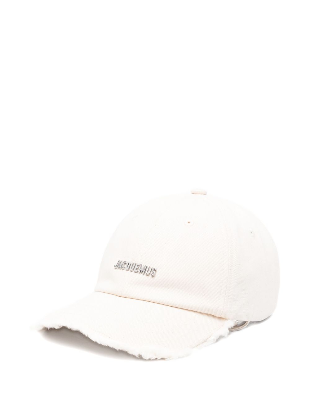 Silk & Nylon La Casquette Artichaut — JACQUEMUS Hat in White