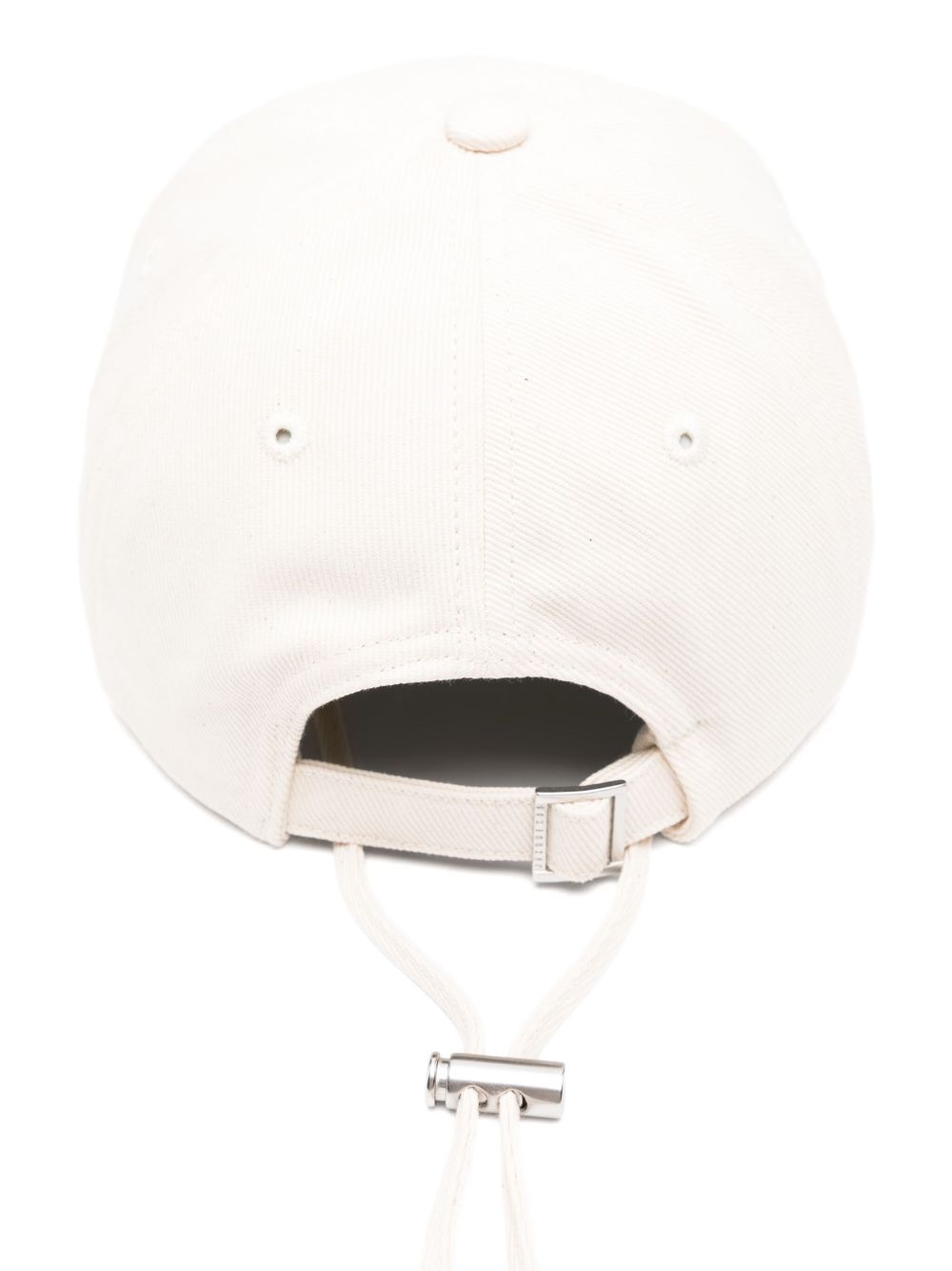 Silk & Nylon La Casquette Artichaut — JACQUEMUS Hat in White