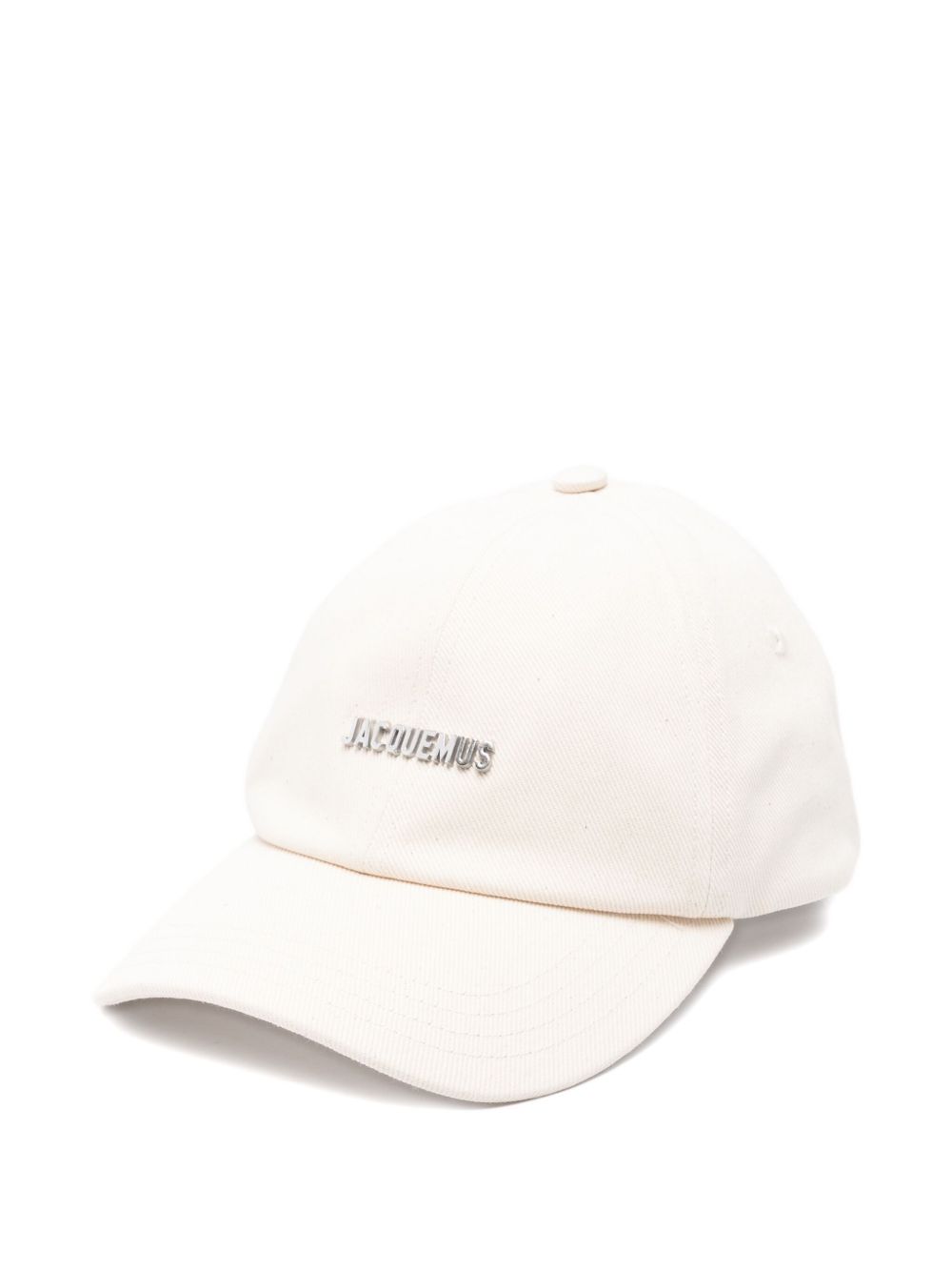 JACQUEMUS White Baseball Cap — Men's Cotton Hat