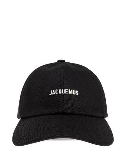 JACQUEMUS Black Cotton Baseball Cap