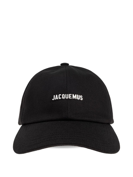 JACQUEMUS Black Cotton Baseball Cap