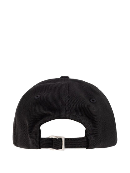 JACQUEMUS Black Cotton Baseball Cap