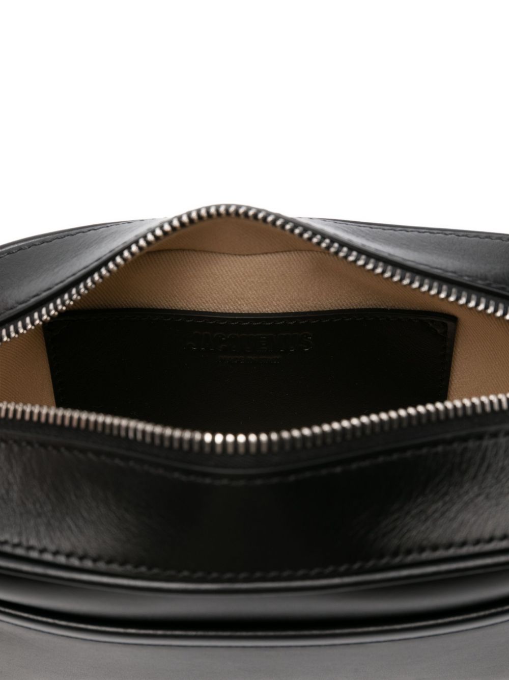 JACQUEMUS Black Leather Shoulder Bag — Le Baneto