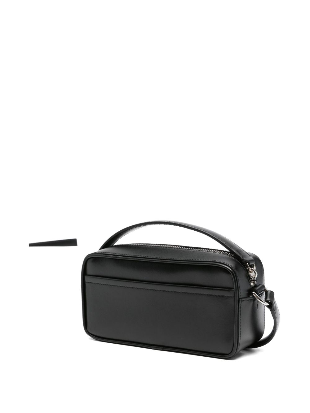 JACQUEMUS Black Leather Shoulder Bag — Le Baneto