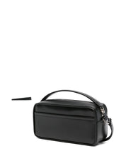 JACQUEMUS Black Leather Shoulder Bag — Le Baneto