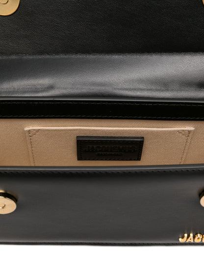 JACQUEMUS Chiquito Lungo Handbag — Black Leather, €890