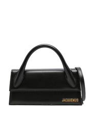 JACQUEMUS Chiquito Lungo Handbag — Black Leather, €890