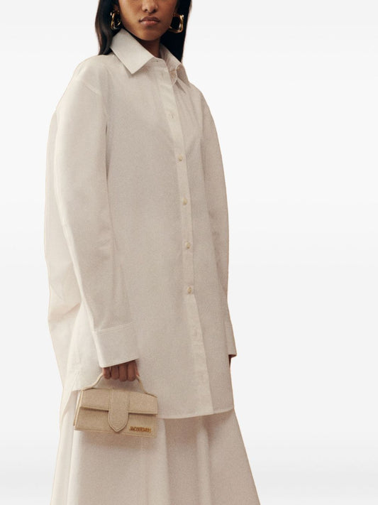 Jacquemus Beige Handbag — Le Bambino Canvas