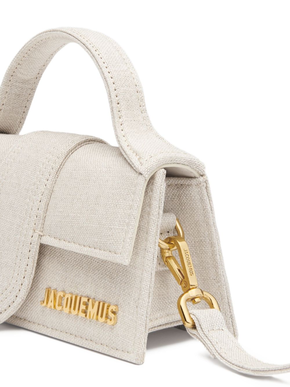 Jacquemus Beige Handbag — Le Bambino Canvas