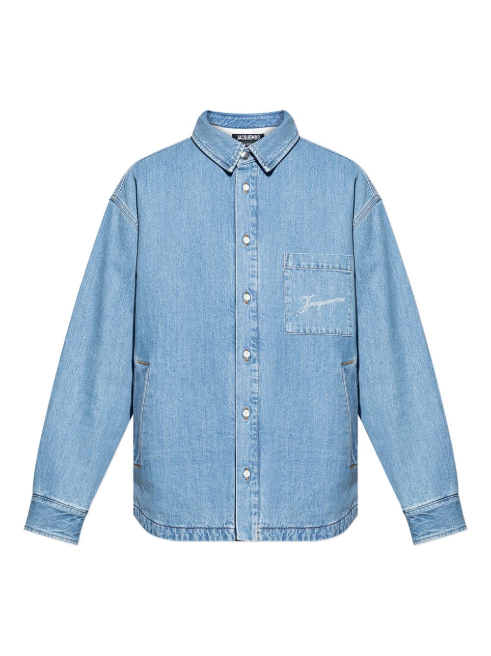 JACQUEMUS La Chemise Boulanger Denim Shirt — Men’s Blue